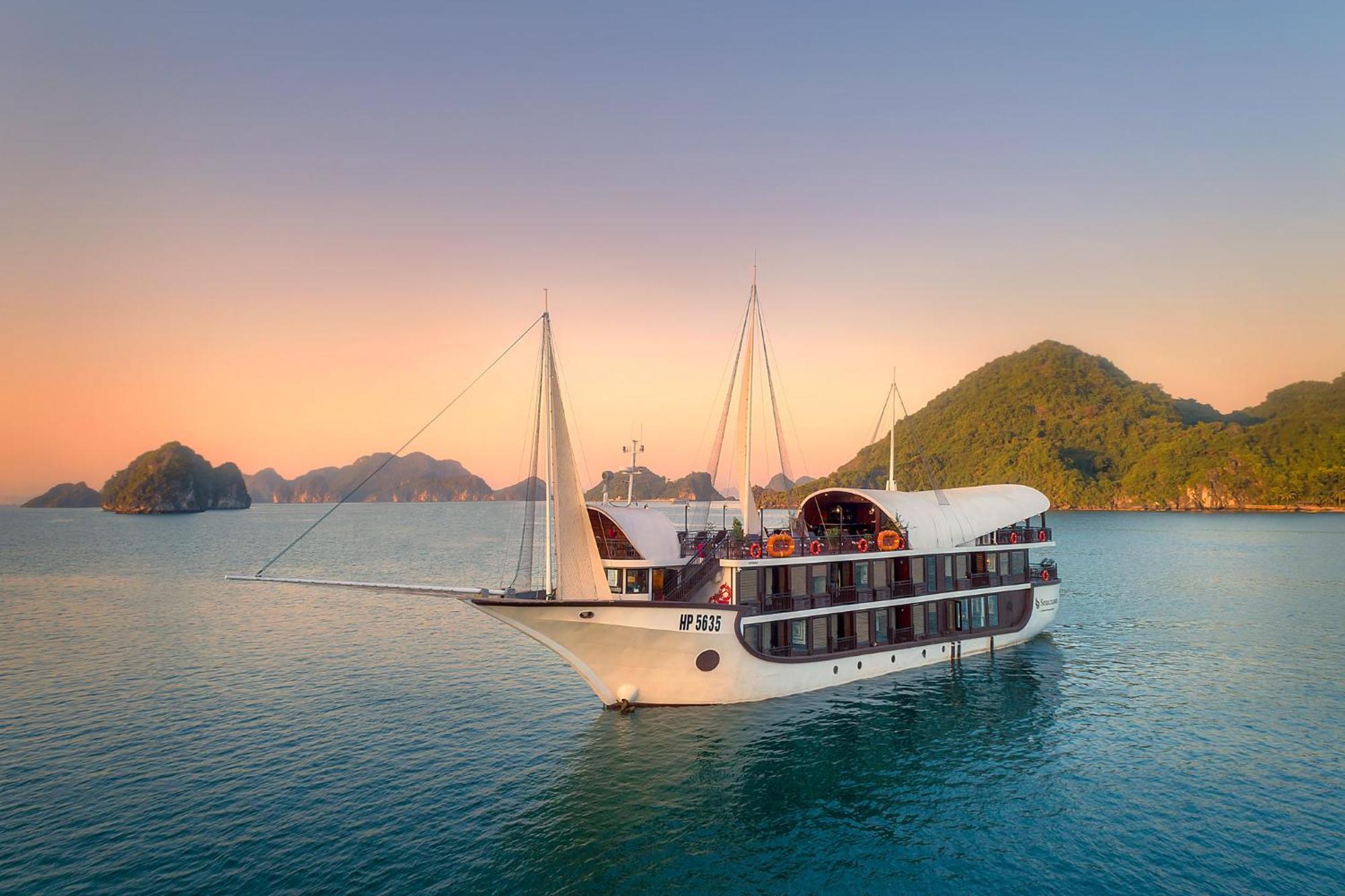 Sena Cruises - Wonder On Lan Ha Bay Hotell Ha Long Exteriör bild